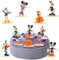 Mini Figuren Set Minni, 6 Stück Minni Mickey Cake Topper, Minni Mouse Minifiguren, Mickey Minni Puppe Ornamente, Minni Mouse Tortendeko, Cartoons Kuchen Topper Mickey für Kinder