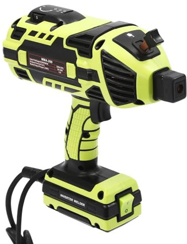 Saldatrice per elettrodi, 4600 W, portatile ARC, con inverter IGBT, saldatrice a mano con 6 impostazioni di corrente variabili, 2,5 – 3,2 mm, diametro del filo di saldatura applicabile (verde)