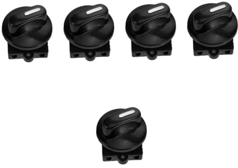 Gatuida 5pezzi Interruttore Rotativo Posizioni e Velocità Per Riscaldatori e Ventilatori Selettore Di Velocità Per Auto e Accessori Elettrici Facile Installazione e Uso