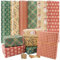 Diealles Shine 5 Rollen Geschenkpapier Set, 43cm x 3m Geschenkpapier Rolle, Geschenkpapier Geburtstag, Geschenkpapier Kinder (Weihnachten)