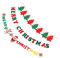 TOYANDONA 3er Set Weihnachtsdekoration Banner Kreative Party Wimpel Aus Filz Feste Hintergrunddekoration Mit Tannenbaum Weihnachtsbuchstaben Und Rentier Für Innen Und Außendekoration
