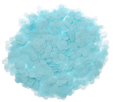Blaues Ballonkonfetti 50g aus Kunststoff für Hochzeit und Valentinstag