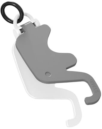 Support de téléphone éléphant – support de téléphone portable pour bureau │ Angle de vision réglable │ Fonction porte-clés, accessoire de bureau élégant pour la maison, les voyages et le studio