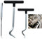 Seal Puller Tool, Heavy Duty Seal Remover Set, 3x Automotive o ring Removal Hooks and Picks, Hand Tools for Disassembling Bushings, Hoses, & O-rings, Efficient Repair Kit