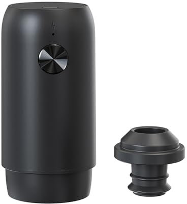 Electric Wine Saver Pumps Automatic Wine Bottle Sealer Preserver with Reusable Vacuum Wine Stoppers Rechargeable