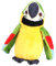 SUNGOOYUE Grabación Eléctrica de Peluche Juguetes para Loros, Aprendizaje y Repetición para Mantener el Tiempo de Juego de los Niños (Green)