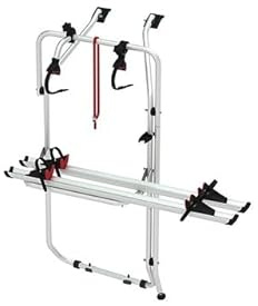 Fiamma Fahrradträger Carry Bike für VW T5 D/T6 D, Aluminium, Grau, 35 kg Tragkraft, Hecktürmontage ohne Bohren, 7,7 kg