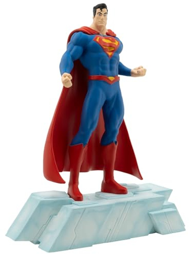 DC Comics Superman - Bullyland Figur, perfekt als Spielzeug, Dekoration und kleines Geschenk für Kinder ab 3 Jahren und Sammler, detailgetreue 14,8 cm Justice League Sammelfigur für Kidults 11241