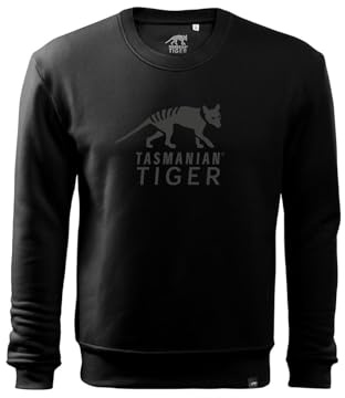Tasmanian Tiger TT Logo Sweater - Herren Pullover mit Aufdruck und Rundhals-Ausschnitt aus Baumwolle