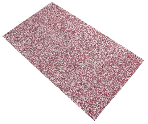 Pink Rhinestone Nail Arm Rest Cushion Foldable Rectangular Mat | Easy to Clean Surface, Supportive Desk Pad for Pictures and Manicure Sessions, Shiny Bling Finish