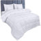 Utopia Bedding Duvet Double,10.5 Tog coverless Duvet with Corner Tabs, Box Stitched Quilt (Double, White)