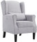 vidaXL Sessel Relaxsessel Armsessel Polstersessel Loungesessel Ruhesessel Fernsehsessel Ohrensessel Sofastuhl Relaxstuhl Stuhl Esszimmer Hellgrau Stoff