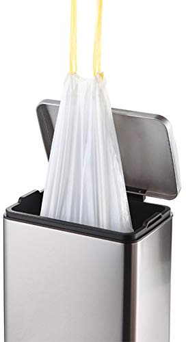 Bilieasy Bin Bags 50L 64x71 cm Bin Liners 13 Gal 200 counts Garbage Bags for Office Kitchen Bedroom
