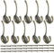 Beilala 10 Pack Double Coat Hooks for Wall Door with Screws Antique Robe Hook for Hanging Clothes, Hat, Scarf, Bag, Towel, Key, Cup, Cap (Bronze)