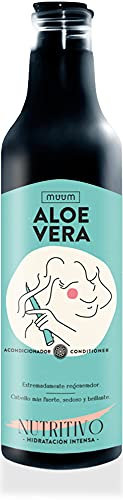 muum - Pflegendes Aloe Vera Conditioner. Intensive Flüssigkeitszufuhr, und extrem regenerierend. Stärkeres, seidigeres und glänzenderes Haar - 500 ml.