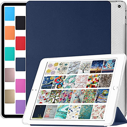 DuraSafe Cases Funda para iPad Mini 5 Gen 2019 de 7.9 pulgadas [Mini 5ª generación] A2133 A2124 A2126 MUQY2LL/A MUQW2LL/A MUQX2LL/A MUU62LL/A MUU32LL/A MUU52LL/A con carcasa trasera transparente -