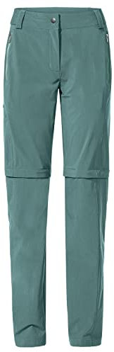 VAUDE Damen Women's Farley Stretch Zo T-zip Pants Ii Hose, Dusty Moss, 44 EU