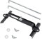 Aoerzn Premium Adjustable Battery Hold Down, Universal Adjustable Battery Crossbar with J Bolt, fit for SUV Car, Good Contact, Corrosion Resistance (11inches / 27cm bolts)
