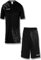 Uhlsport Jungen Score 26 Fußball Trikot-Set - Fußball-Set Bestehend Aus Trainings-Shirt Und Trainings-Hose, Schwarz/Weiß, 116 EU
