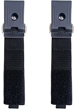 Qinwuwu 2 x robuste Wrap-It-Aufbewahrungsgurte für Kabel, Handschuhe, Schläuche, Kabelbinder mit Clip
