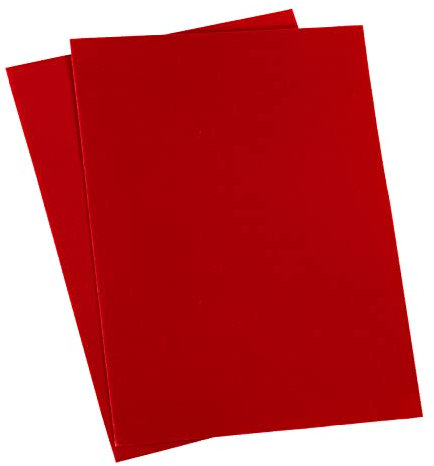 sourcing map 2 Stück Flicken zum Aufbügeln, 15cm Selbstklebende Reparaturflicken Bügelflicken Patches, Patches zum Aufbügeln für Jeans und Kleidung (Rot)