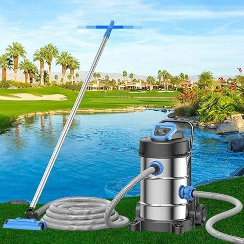 SONLED Aspirador automático para Piscinas, Aspirador subacuático para Piscinas con Cabezal de succión y tubería de Aguas residuales, Equipo de Limpieza de Fondos de estanques de succión de estiércol