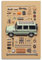Vintage Off Road SUV Poster G500 Green Hardline Outdoor Auto Dekorative Malerei Leinwand Kunst Bild 30 x 45 cm