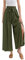 GRACE KARIN Damen Elegant Hohe Taille Palazzo Hose Sommer Leicht Hose Mit Taschen Olivgrün S