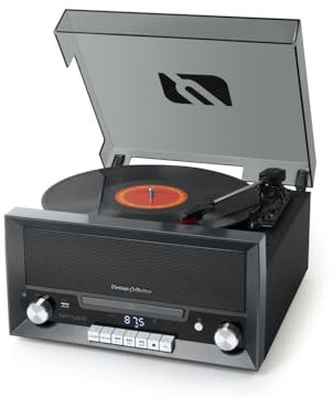 Chaine Vinyle CD Bluetooth Muse MT-110-DS - 20W - FM Radio - Lecteur CD - Bluetooth - Port USB