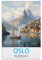 HSAYYIII Oslo, Norwegen, Vintage-Reiseposter, 20 x 30 cm, Leinwand-Kunst, Poster und Wandkunst, Bild, Druck, Schlafzimmer-Dekor
