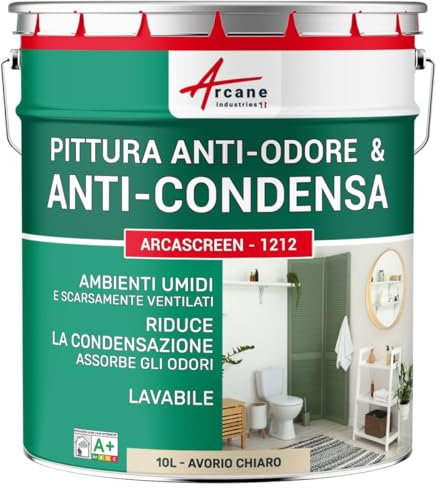 Peinture anti condensation, anti odeur, moisissure - 10 L Ivoire Clair - RAL 1015 - ARCANE INDUSTRIES