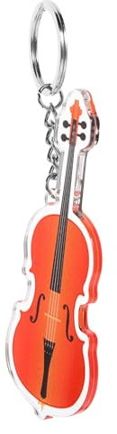 JOINPAYA Einzigartiger Schlüsselanhänger Zum Aufhängen Acryl Musikinstrument Charme für