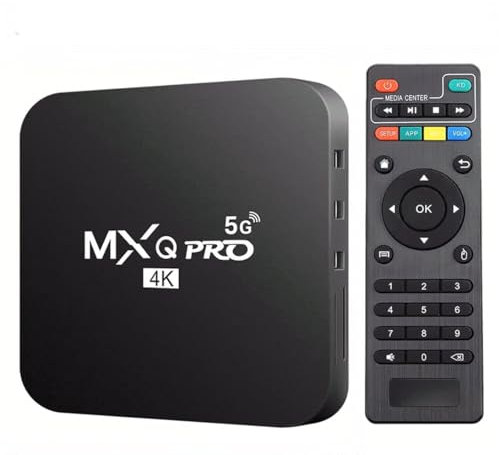 Android 10.0 TV Box, Android TV Box 2GB RAM 16GB ROM Allwinner H313 Quad-Core 64bit with WiFi USB 3.0 Ultra HD 6K H.265 WiFi Home TV Box
