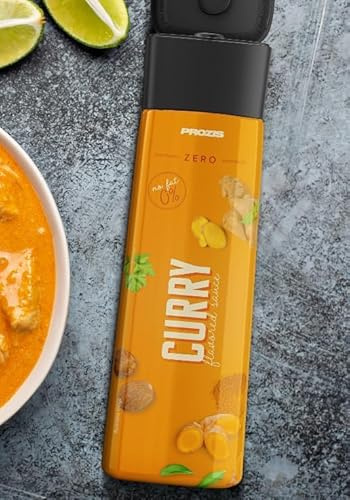 Prozìs Salsa Curry Zero calorie 355 gr - zero grassi - Ideale per verdure o Carne