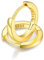 FaithHeart Creolen Silber 925 Ohrringe Gold Hängend Ohrstecker Damen Mädchen Klappcreolen Helix Piercing 8mm Goldohrringe Silberohrringe Ohrpiercing Schmuck für Geburtstag