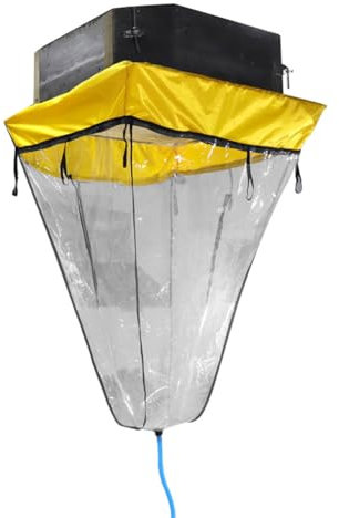 Cubierta de lavado de aire acondicionado, cubierta de lavado para aire acondicionado de techo, cubierta protectora de limpieza para aire acondicionado central, aire acondicionado montado en la pared