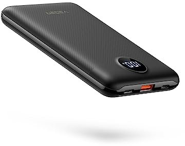 VEGER Power Bank Fast Charging 10000mAh, 22.5W Portable Charger USB C Input & Output Powerbank with LED Display, PD3.0 QC4.0 Phone Battery Pack for iPhone16/15/14/13/12, Samsung, Android More