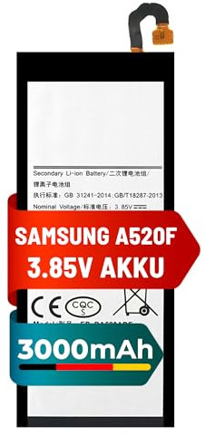 Mpsmobile® Samsung Galaxy A5 / J5 (2017) Akku | 3000mAh | kompatibel mit Samsung Galaxy A5 (2017), Galaxy J5 (2017)