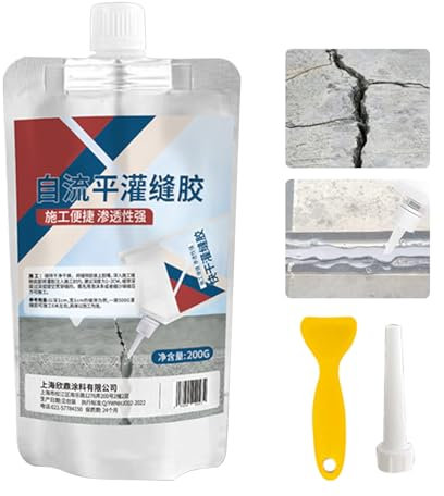 Adhesivo de alta resistencia para la reparación de grietas en hormigón, sellador de hormigón para exteriores, impermeable, de secado rápido, relleno de grietas de cemento para hormigón