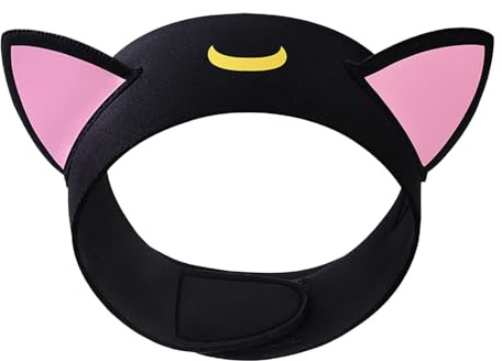 Fascia Impermeabile Orecchie di Gatto Regolabili in Neoprene da | Fascia per snorkeling e nuoto Per Nuoto, Yoga, Viaggi all'aperto, Allenamento in Piscina, Donne e Bambini con Capelli Lunghi
