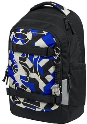 Baagl Schulrucksack Jungen Teenager Laptopfach Brustgurt 30 l - Variety | Drei separate Fächer aus recyceltem Polyester im Skateboard Rucksack für die Mittelschule schützen Technik zuverlässig