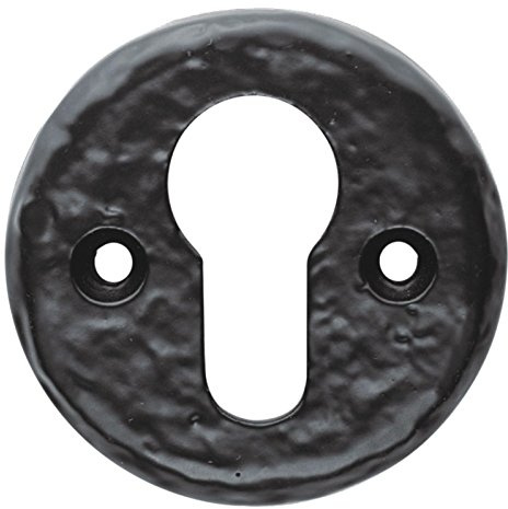 Euro Profile Open Escutcheon Black Antique from EUROART