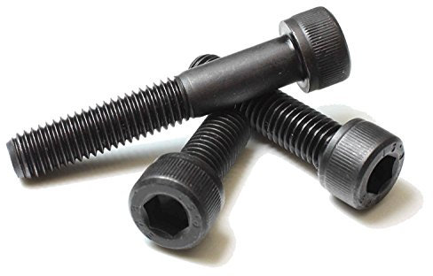 DIN 912 / ISO 4762 PROFI Zylinder Innensechskant Schraube Teilgewinde Güte 12.9 blank Stahl gehärtet - DIN912 PROFI ZYL INB6kt TGW G12.9 BLK SGH - M12 x 55 (10 Stck)