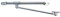 Door Check and Hold Back with 11 Inch Arm/13 Inch Slide Rod/30 Pound Spring