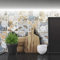 ADesign 32 Feuilles Mural Stickers Carrelage 2D Imperméables Carreau de Ciment Adhesif, Autocollants Carreaux Dosseret pour Cuisine, Salle de Bain la Décoration à la Maison / 15 x 15 cm /T1016