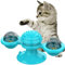 BKJJ Katzenspielzeug, Katze Interaktion Spinner Spielzeug, Plattenspieler Katzenspielzeug mit Katzenminze, Interaktives Necken, Kratzende Tickle Grooming Cats Haarbürste Plattenteller Katzenmolaren
