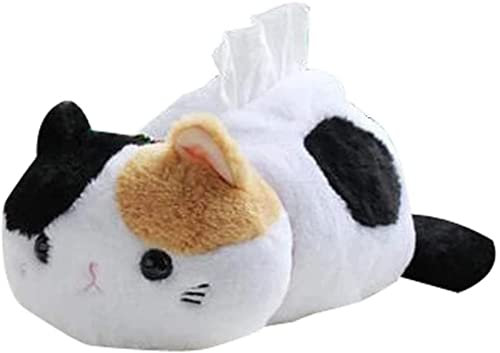 xingzhi BusyPet Taschentuchbox, Motiv: Kawaii-Katze, groß, für Taschentuchspender, Serviettenhalter, Geschenke für Katzenliebhaber, Heimdekoration