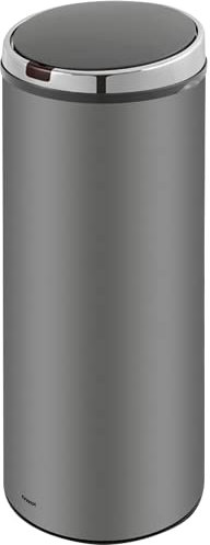 Infiniton Papelera Inteligente BIN42 (Gris, 42 Litros, Cubo de basura con sensor automatico, Free Movement (sin cables))