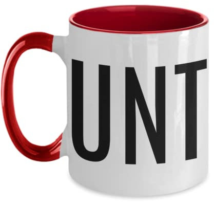 Funny Adult Humour Rude Gifts Coffee Cup, Ceramic UNT With Black Handle Ceramic Coffee Tea Mug Cup, Funny Offensive Vulgar Adult Coffee Mug