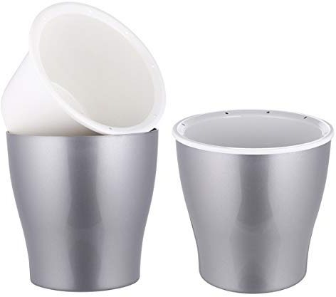 Cabilock Zimmerpflanzen Blumentopf Selbstbewässernder Pflanztopf Aus Kunststoff Für Sukkulenten Und Kakteen